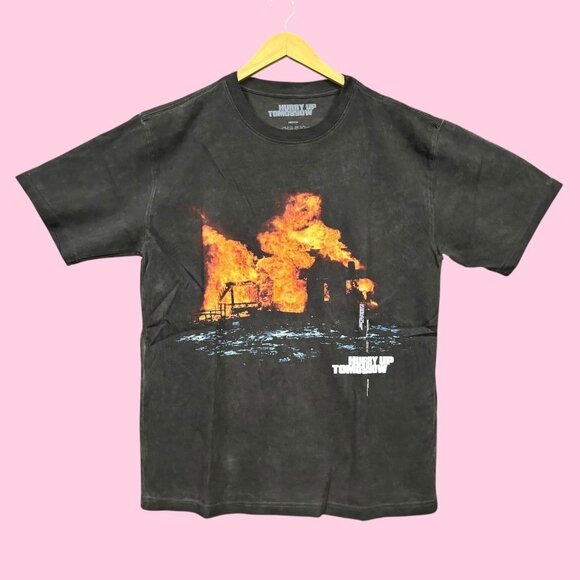 The Weeknd Hurry Up Tomorrow Album House on Fire Cover Tee M - Picture 1 of 4
